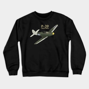 P-39 Airacobra WW2 Airplane Crewneck Sweatshirt